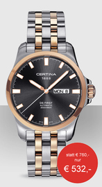 Certina Herrenuhr DS First Day Date C014.407.22.081.00 C0144072208100