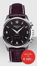 Certina Herrenuhr DS Multi-8 Lederband C020.419.16.057.00 C0204191605700