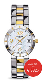 Certina Damenuhr DS Stella Titanium Bicolor C009.210.55.112.00 C0092105511200